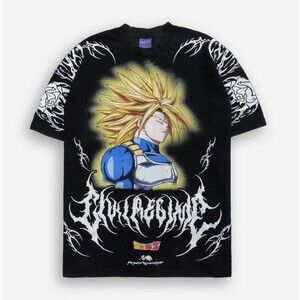 Civil Regime x Dragon Ball Z Super Saiyan Tee Vintage Black Men’s Size Large NWT